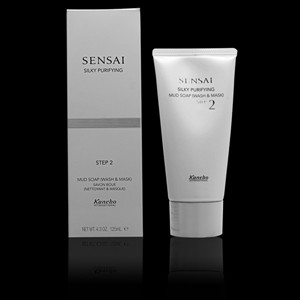 Bild von SENSAI SILKY mud soap wash&mask 125 ml
